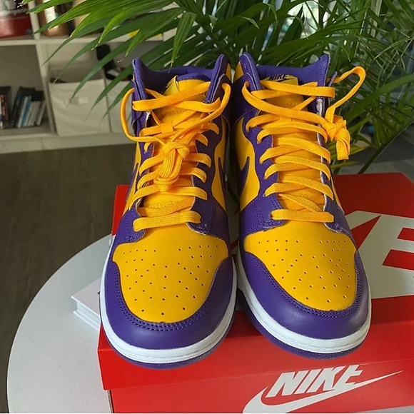 Nike Premium Dunk High Lakers sz 10.5 - Picture 3 of 8